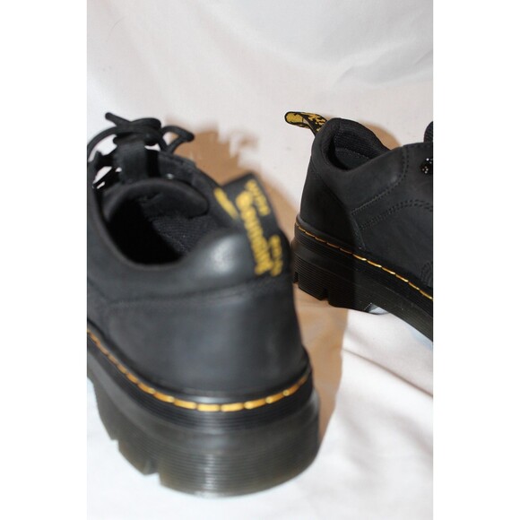 Dr. Martens REEDER Wyoming  Leather Utility Oxfords BLACK WOMEN 12 MEN 11 NEW - Picture 6 of 7